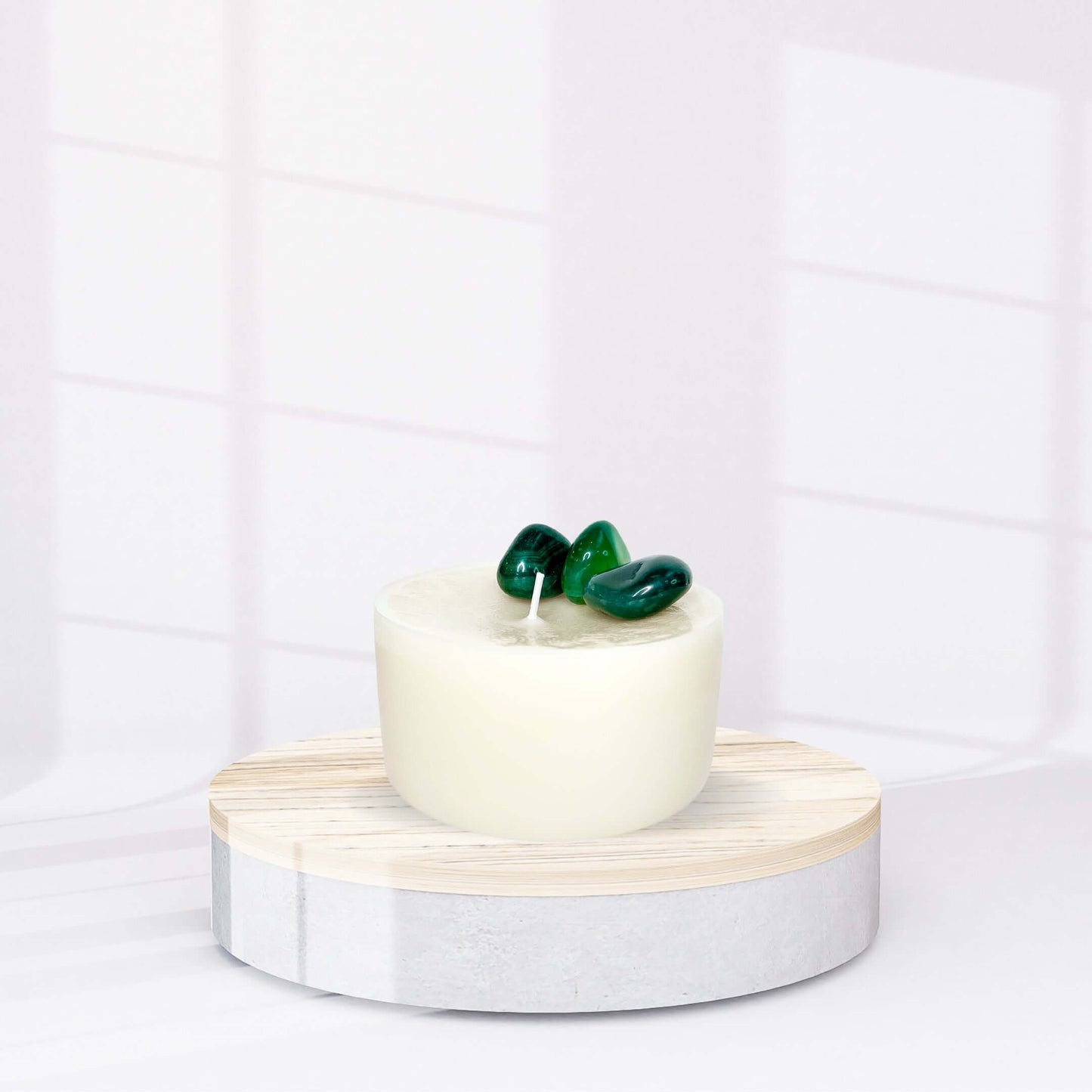 Green Agate | CRYSTAL COLLECTION | Chill Flame Candle Studio