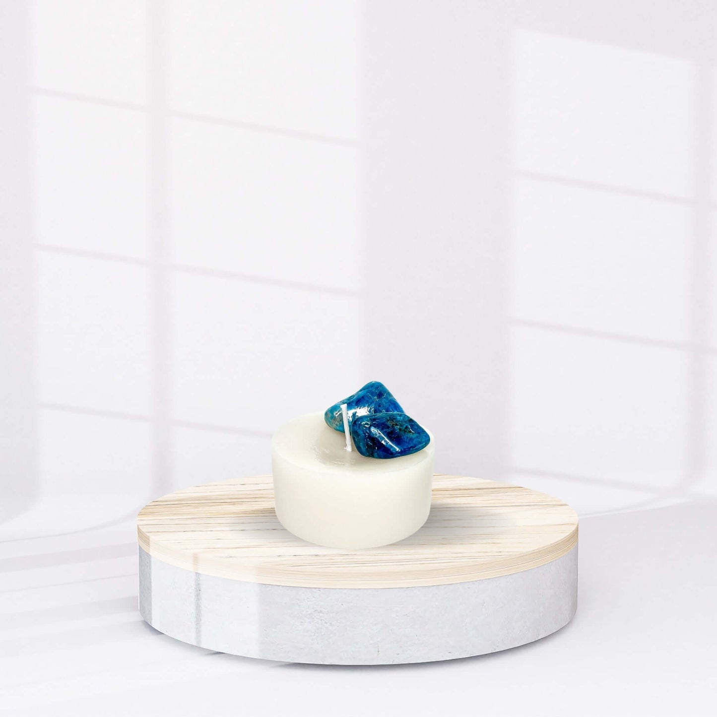 SKY APATITE | CRYSTAL COLLECTION | Chill Flame Candle Studio