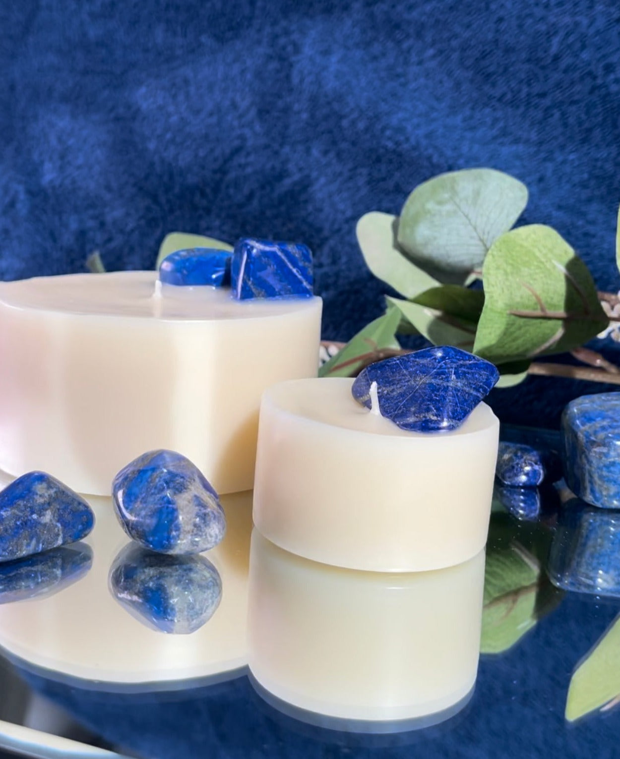 BLUE LAPIS LAZULI | Mini - Chill Flame Candle Studio