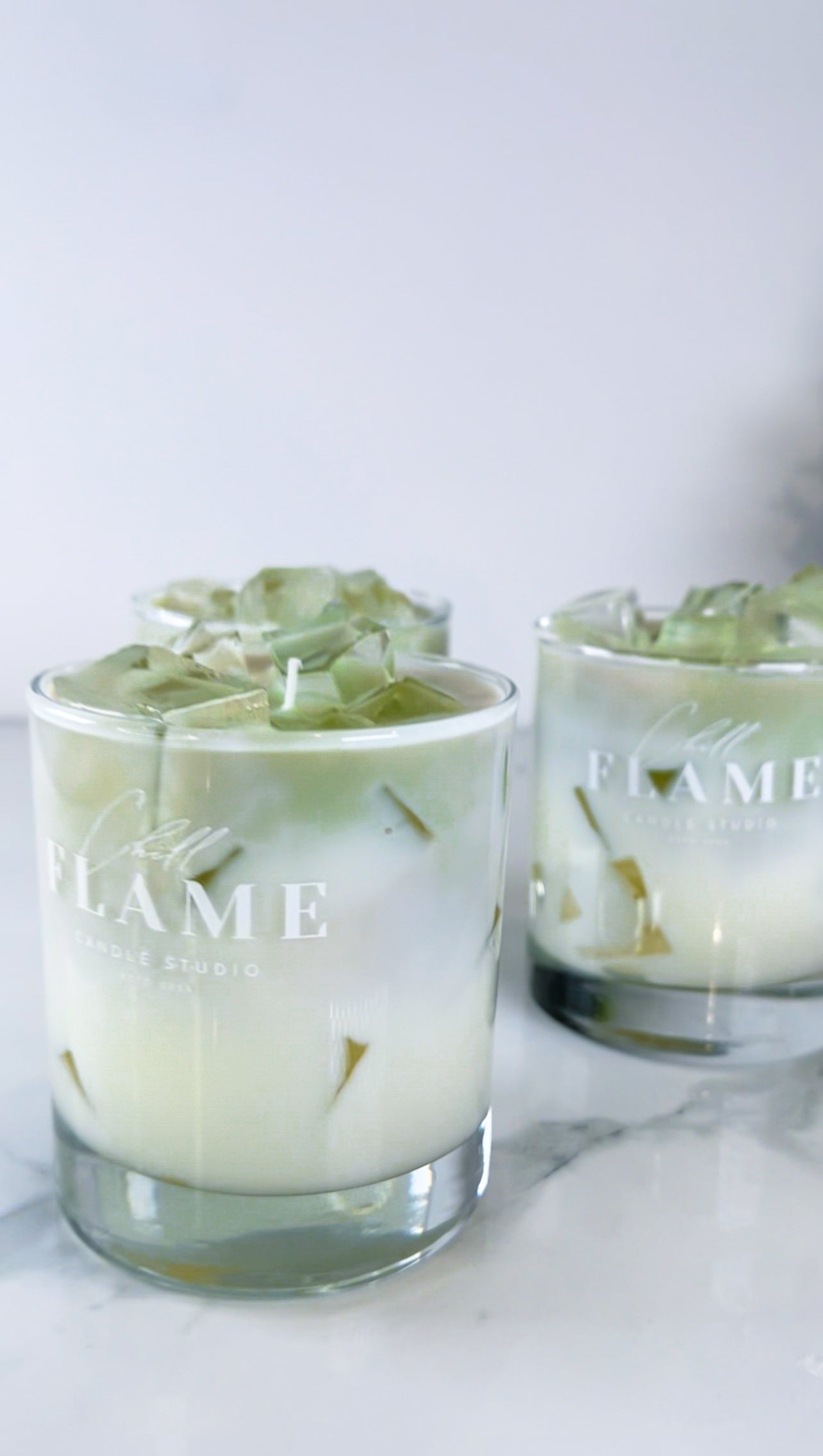 MATCHA ICE LATTE - Chill Flame Candle Studio