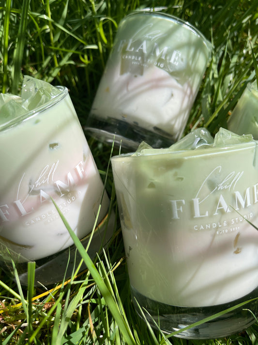 MATCHA ICE LATTE - Chill Flame Candle Studio