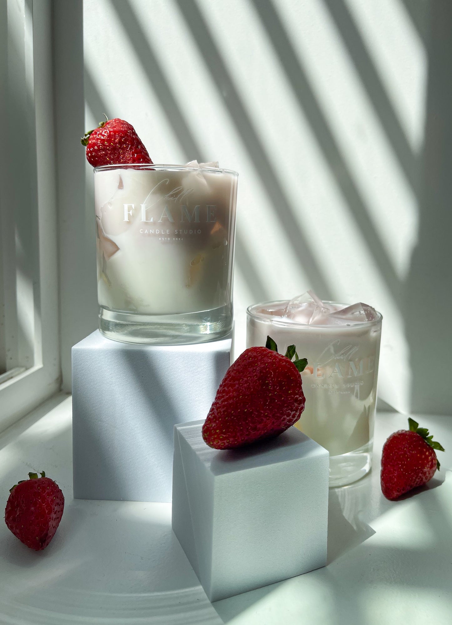 STRAWBERRY ICE LATTE - Chill Flame Candle Studio