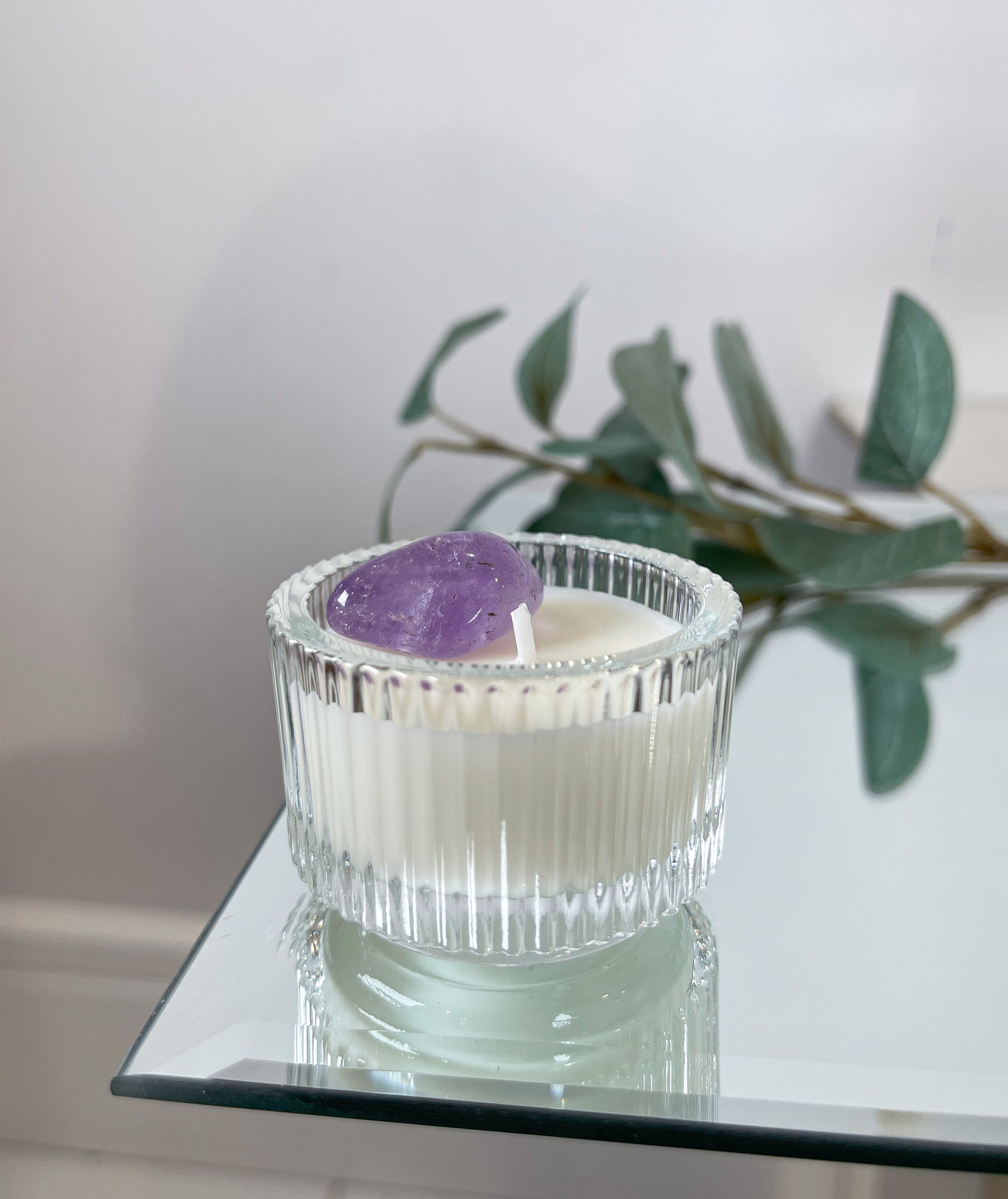 DEEP AMETHYST | Jarred Tealight - Chill Flame Candle Studio