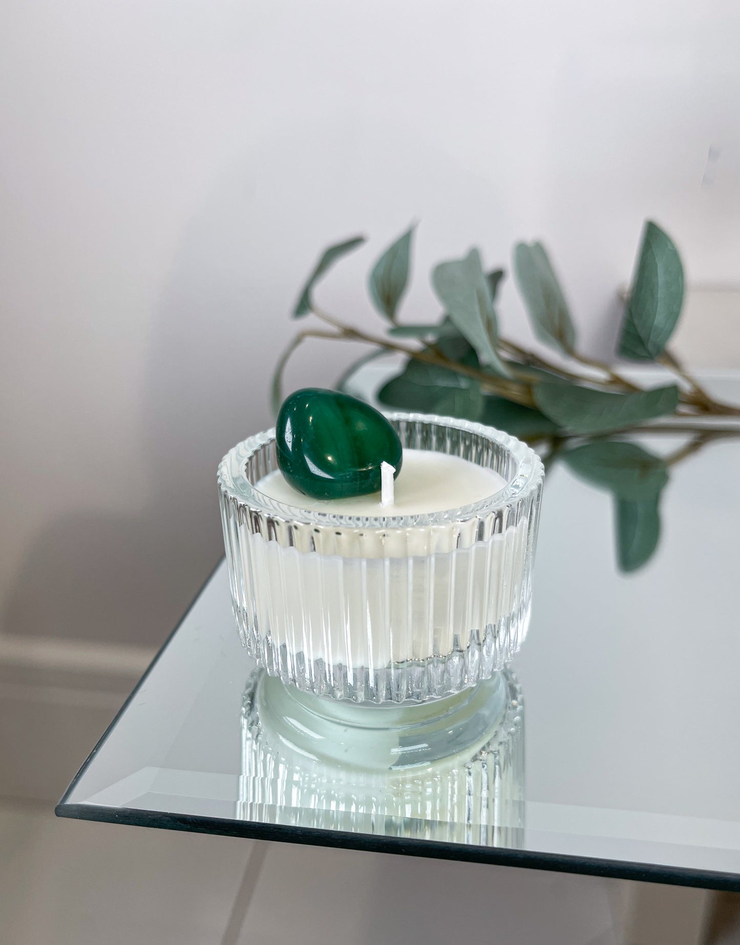 GREEN AGATE | Jarred Tealight - Chill Flame Candle Studio