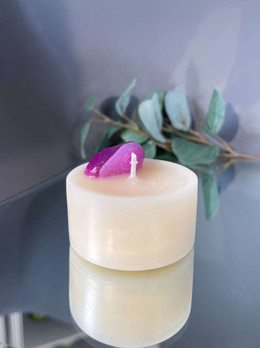 PINK AGATE | Mini - Chill Flame Candle Studio