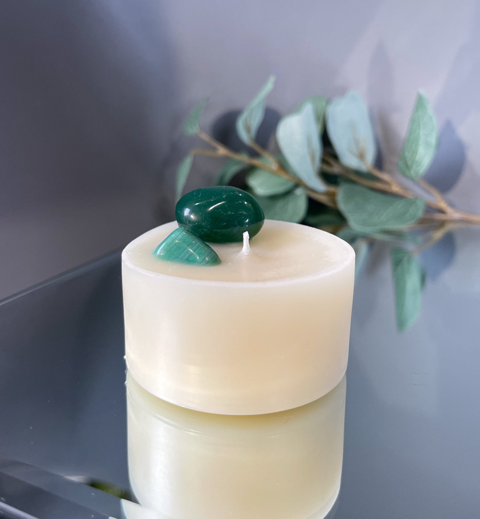 GREEN AGATE | Mini - Chill Flame Candle Studio