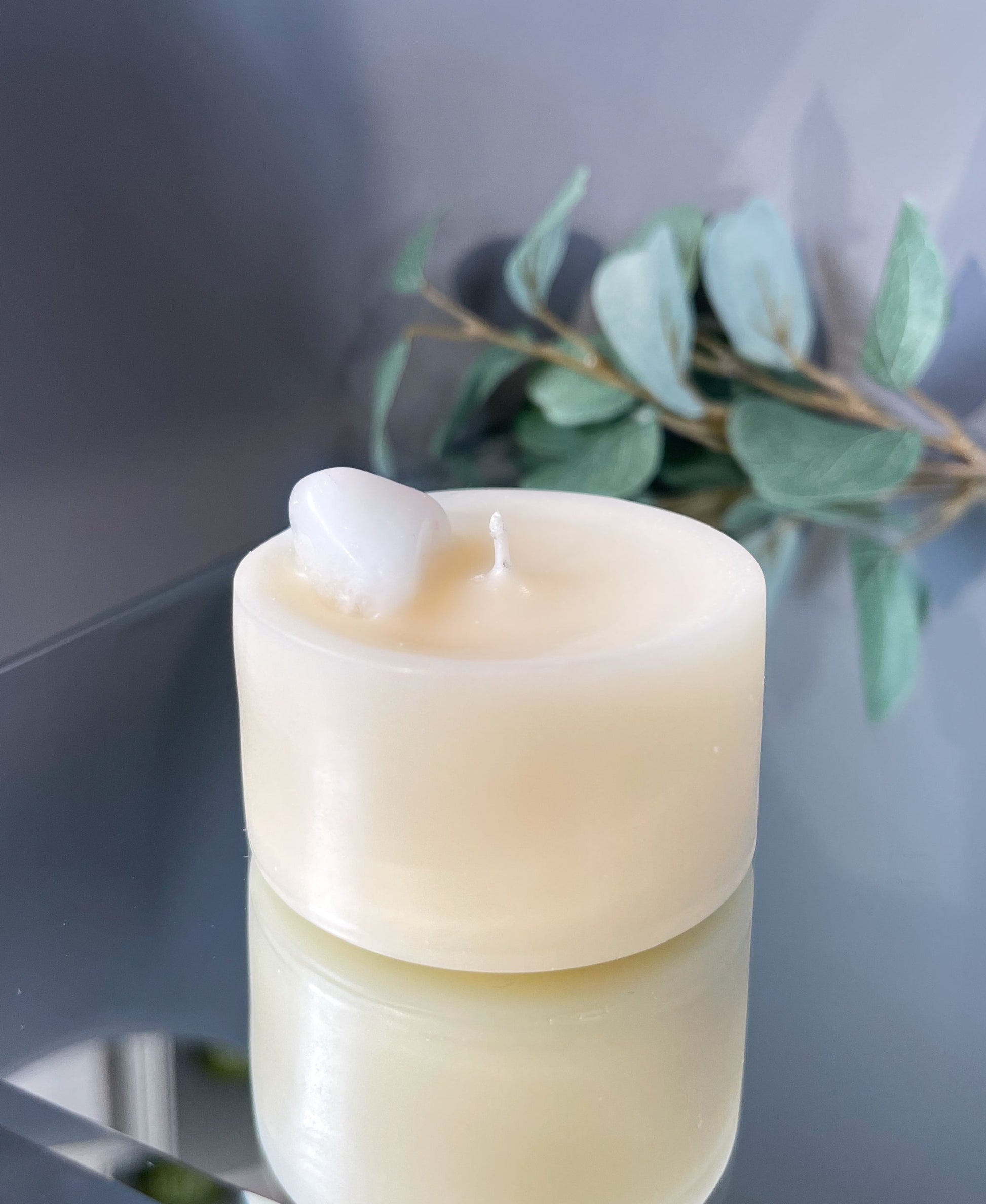 CLEAR QUARTZ | Mini - Chill Flame Candle Studio