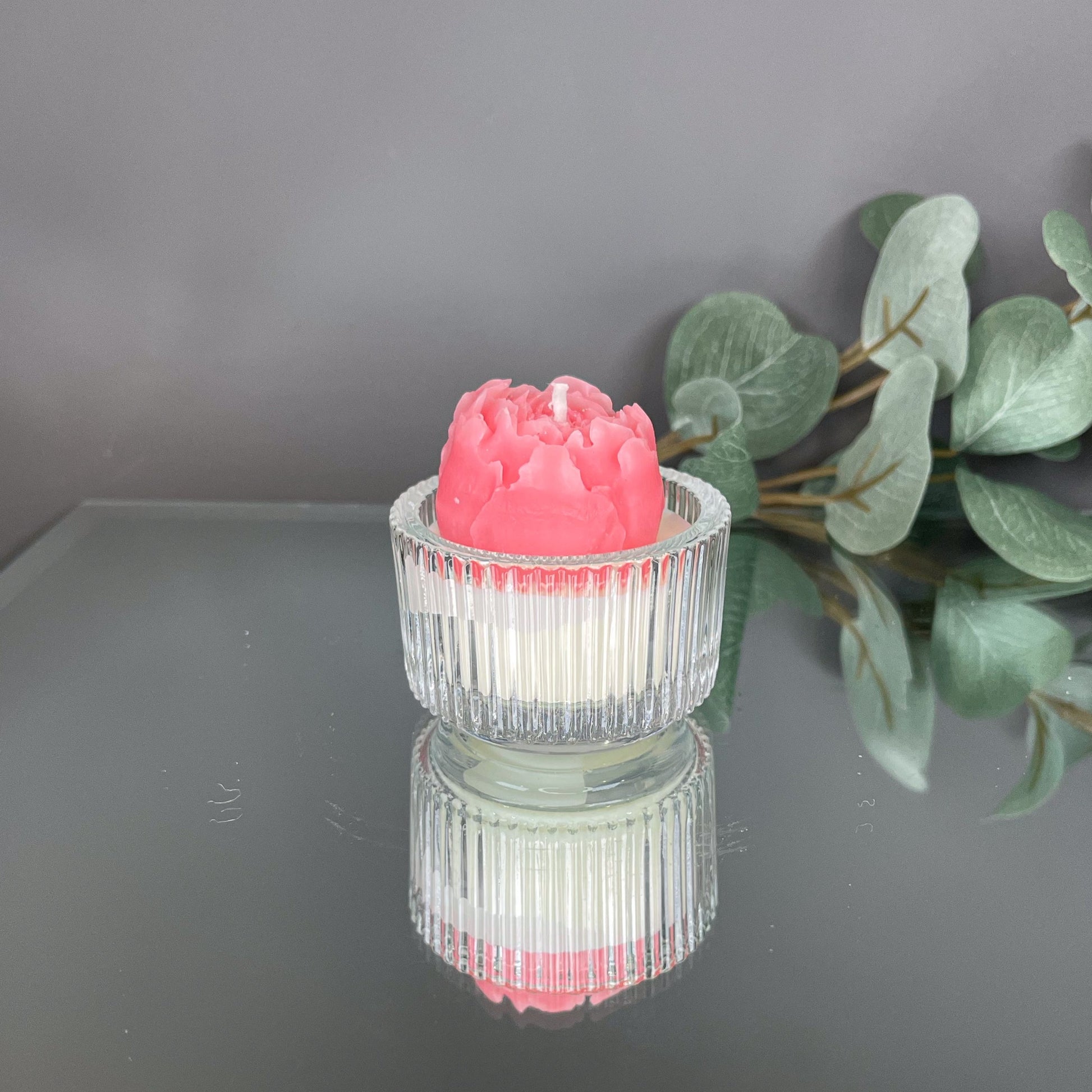 ROSE | Jarred Tealight - Chill Flame Candle Studio