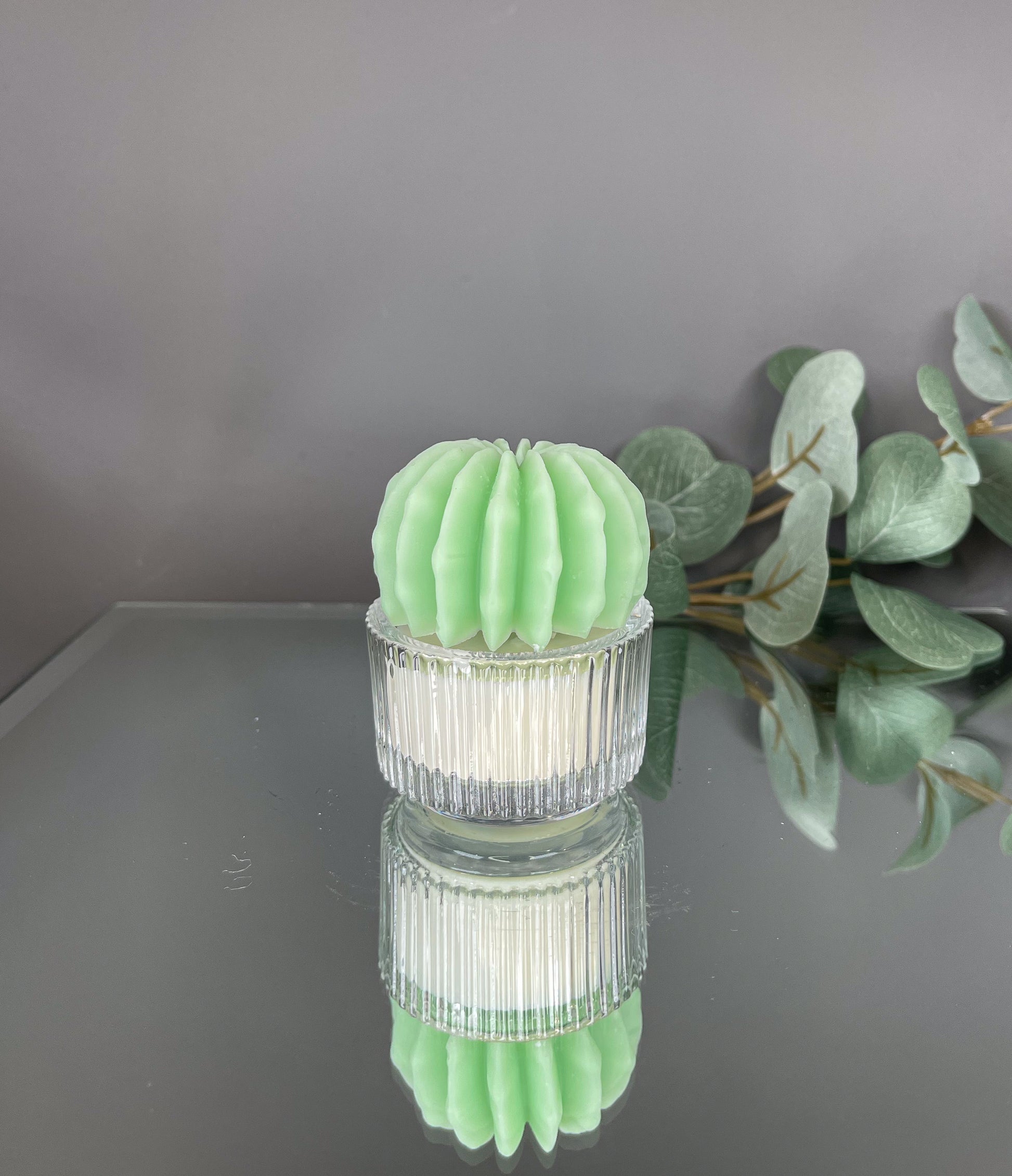 CACTUS | Jarred Tealight - Chill Flame Candle Studio