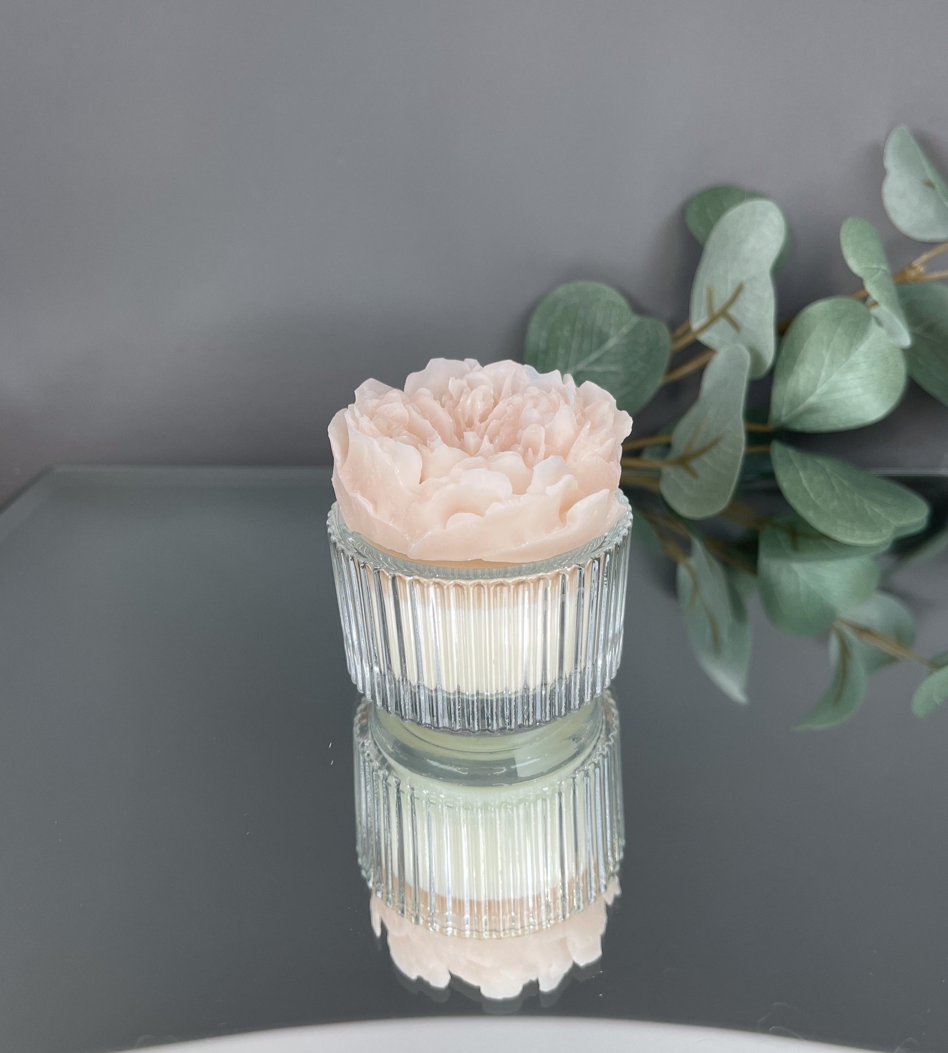 PEONY | Jarred Tealight - Chill Flame Candle Studio