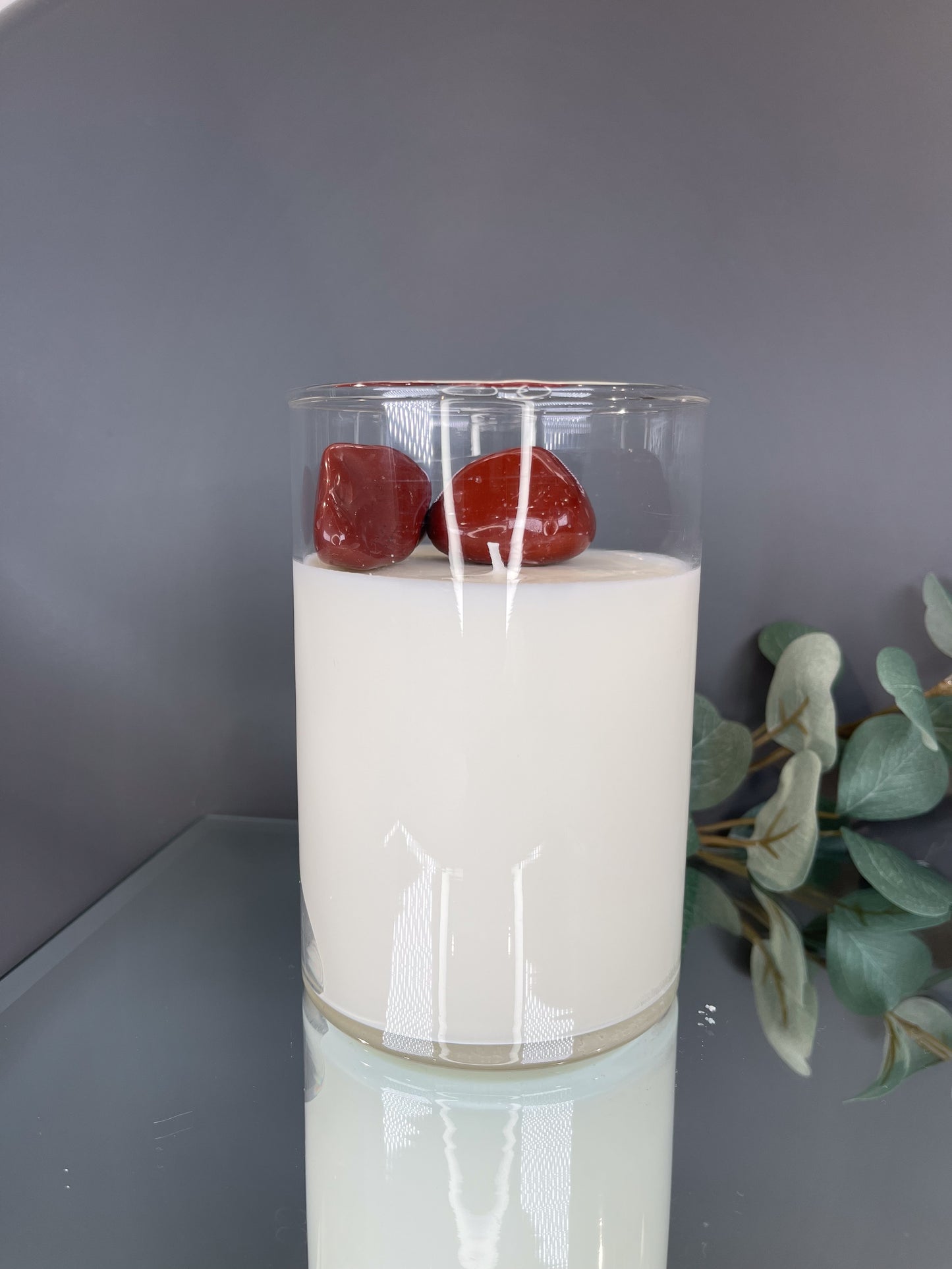 RED JASPER | Jarred Max - Chill Flame Candle Studio