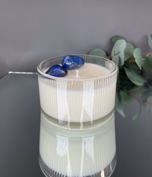 BLUE LAPIS LAZULI | Jarred Essence - Chill Flame Candle Studio