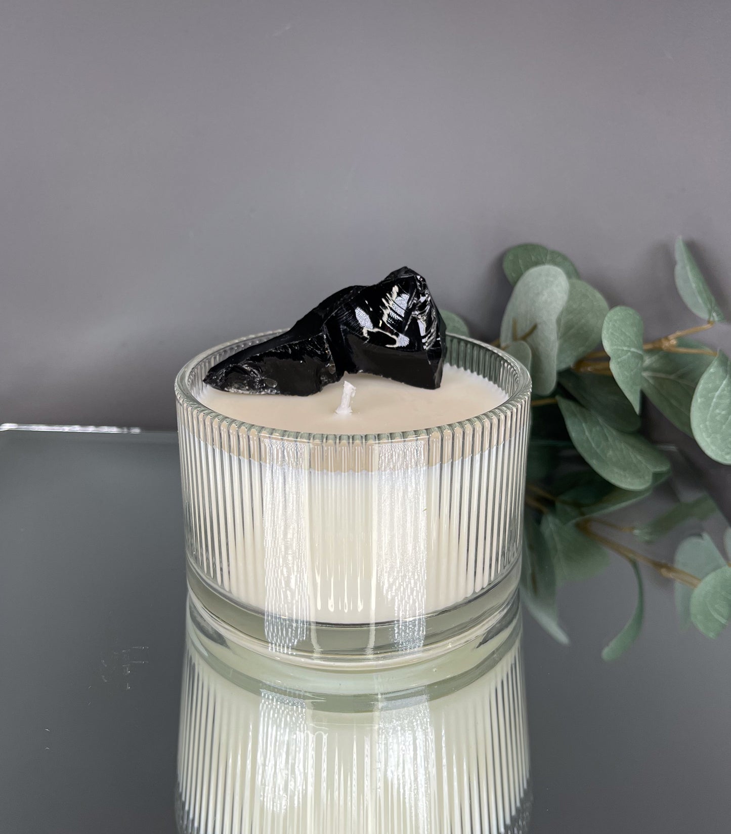 VOLCANIC OBSIDIAN | Jarred Essence - Chill Flame Candle Studio